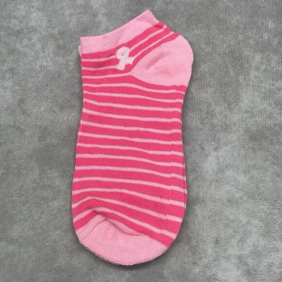 NWOT 12 Pairs Women's Ankle Socks Pink Breast Cancer Awareness Various Patterns - Picture 5 of 7